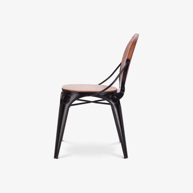 Sönpan stool with backrest