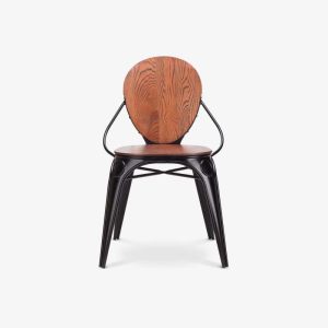 Sönpan stool with backrest