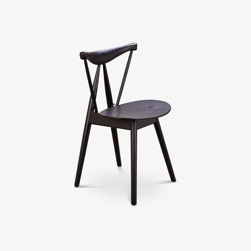 Dining chair with backrest