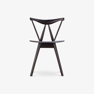 Dining chair with backrest
