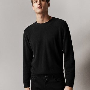 Cotton textured sweater