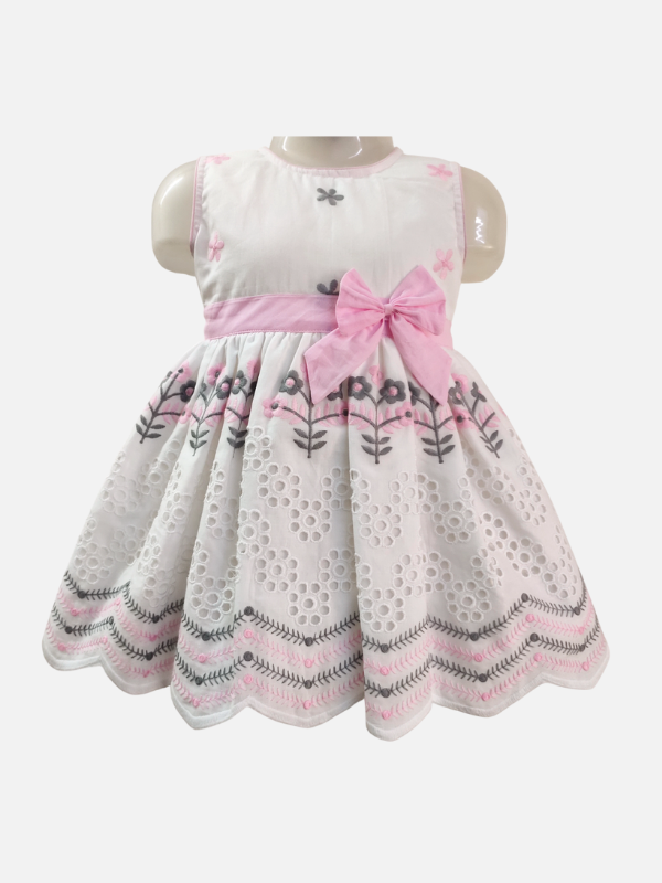 Adorable Infant Cotton Frock for Baby Girls